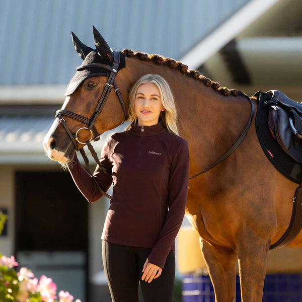 LeMieux Frances Ladies Quarter Zip Fleece Top